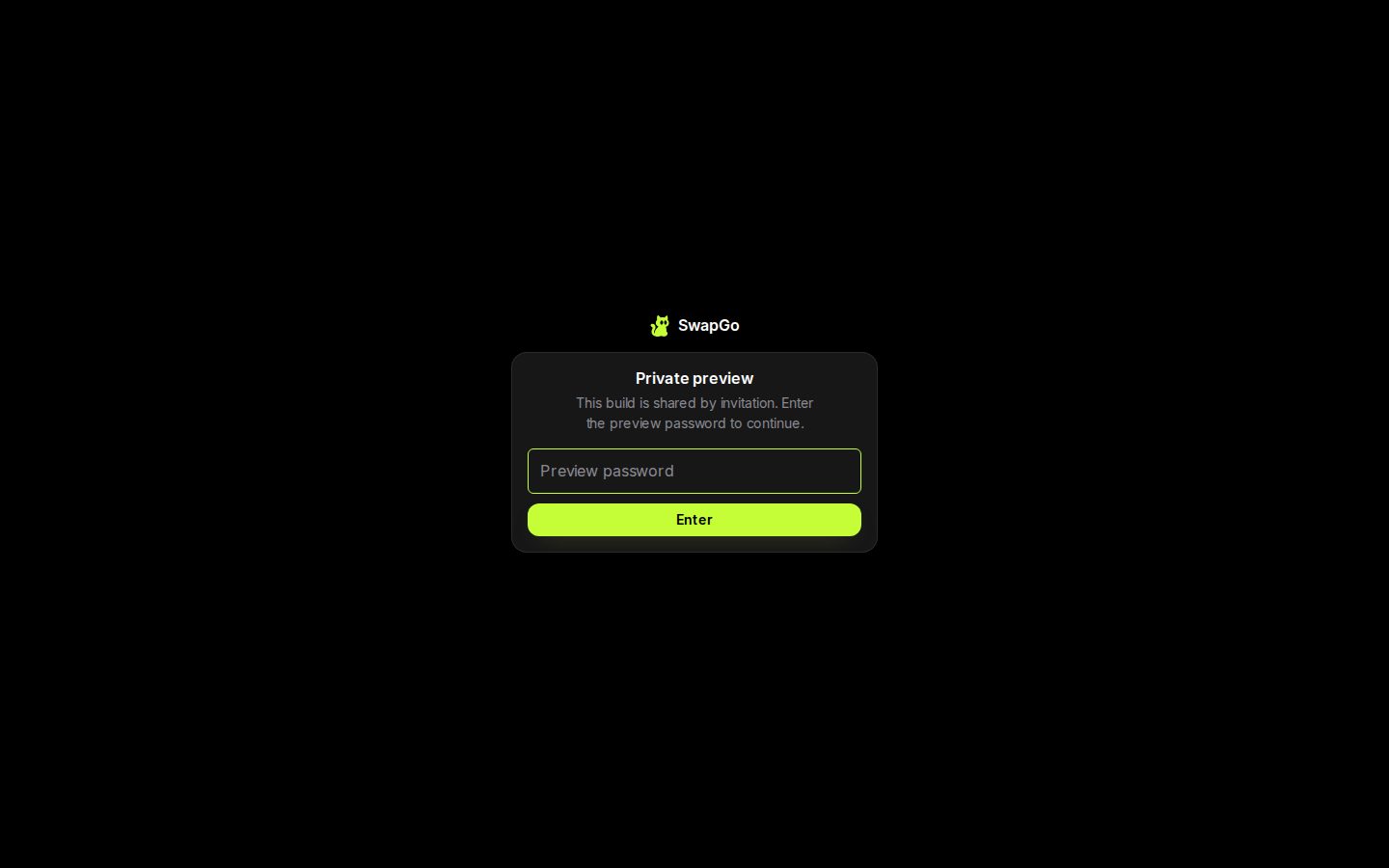 SwapGo screenshot
